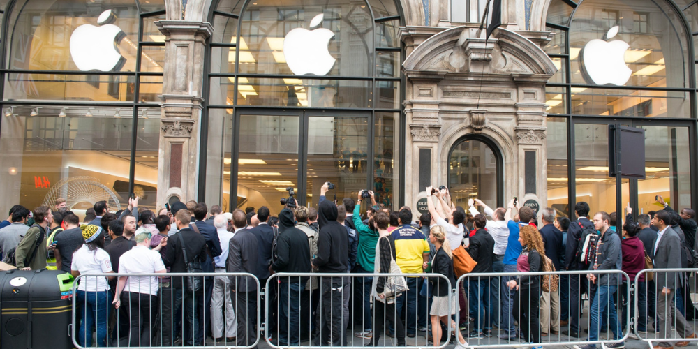 apple store queue